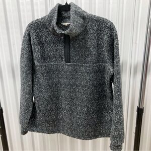 Women’s Gray Speckled Sherpa Jacket